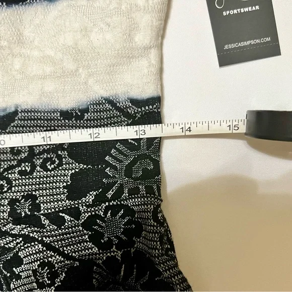 NWT - Jessica Simpson Floral Sundress - Black and Cream - Size Small - Picture 9 of 13